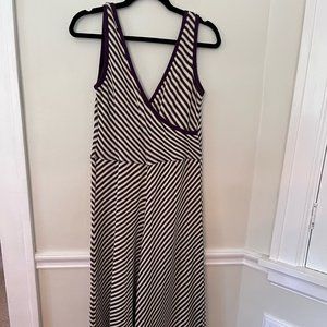 Large Purple and White Ioanna Kourbela Jumpsuit